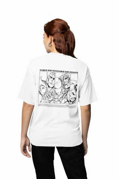 Marvel Characters Oversized T-Shirt – Bold Graphic Streetwear
