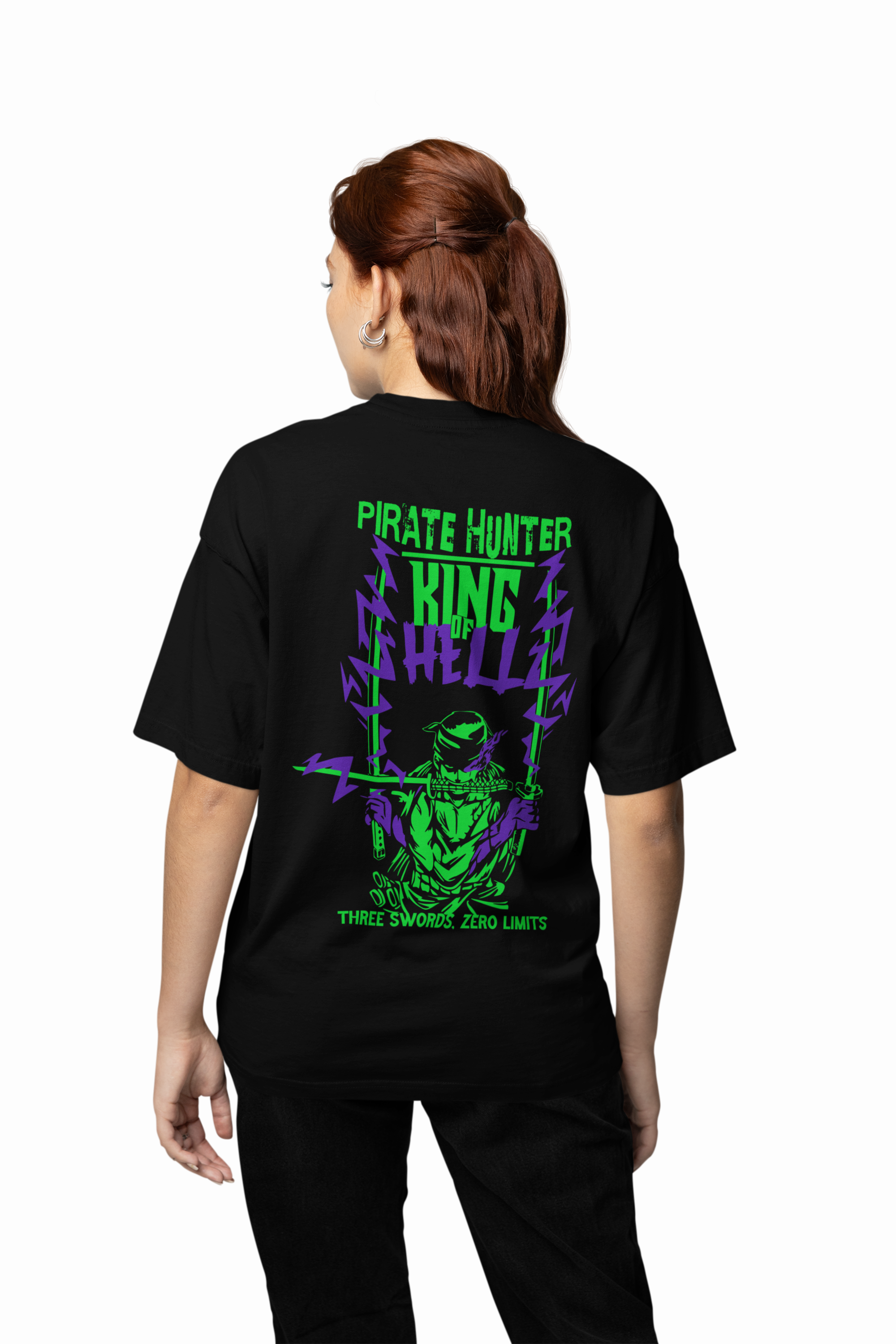 Zoro King Of Hell Oversized T-Shirt
