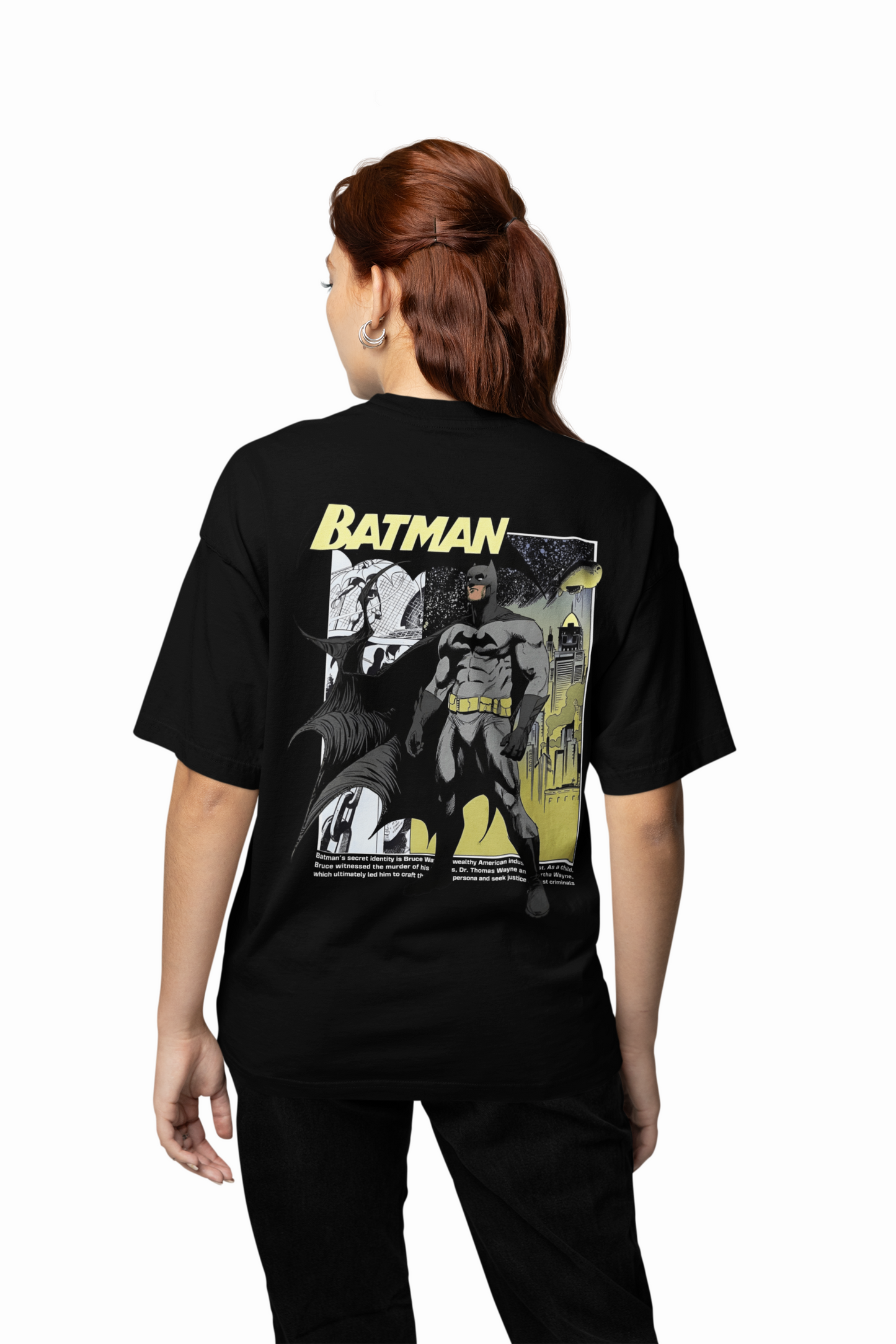 Bat-Man Comic Oversized T-Shirt