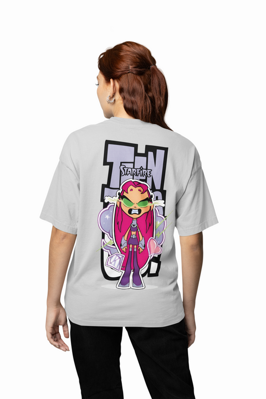 Teen Titans Oversized T-Shirt Cartoon Fans Streetwear Style