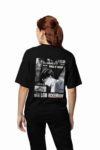 Levi Ackerman Oversized T-Shirts – Cool Attack On Titan Style