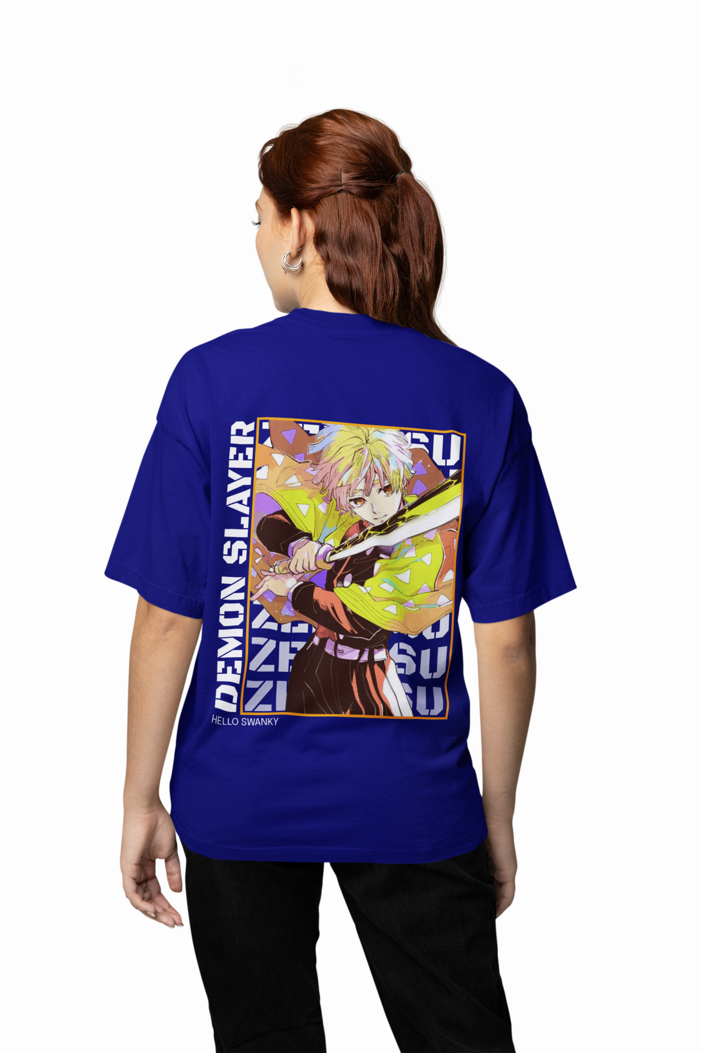 Demon Slayer Oversized T-Shirt Embrace Breath of the Sun Style.
