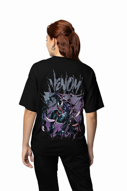 Venom Vortex Oversized T-Shirt for Bold Dark Streetwear Style