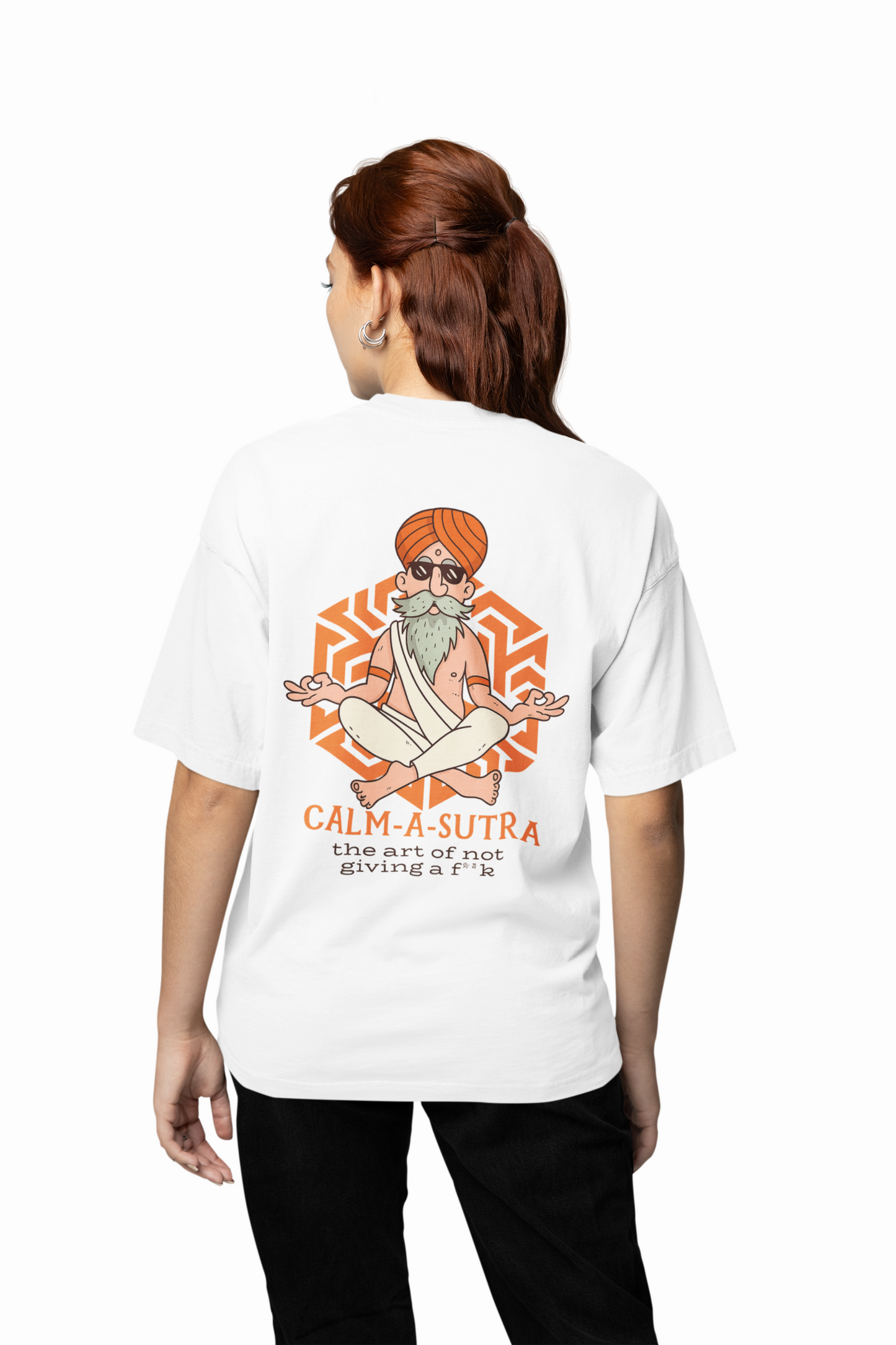 Calm-A-Sutra Oversized T-Shirt Relaxed Streetwear Style