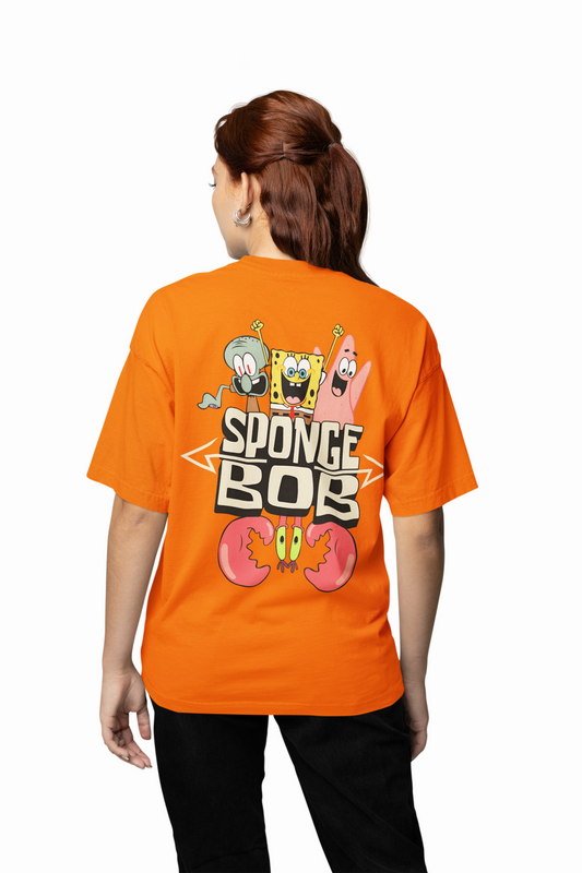 SpongeBob Cartoon Oversized T-Shirt