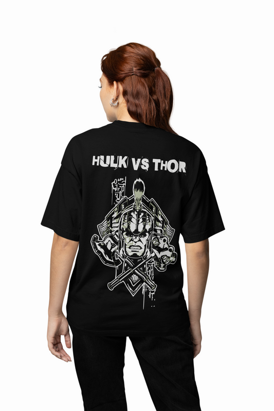 Hulk Vs Thor Oversized T-Shirt