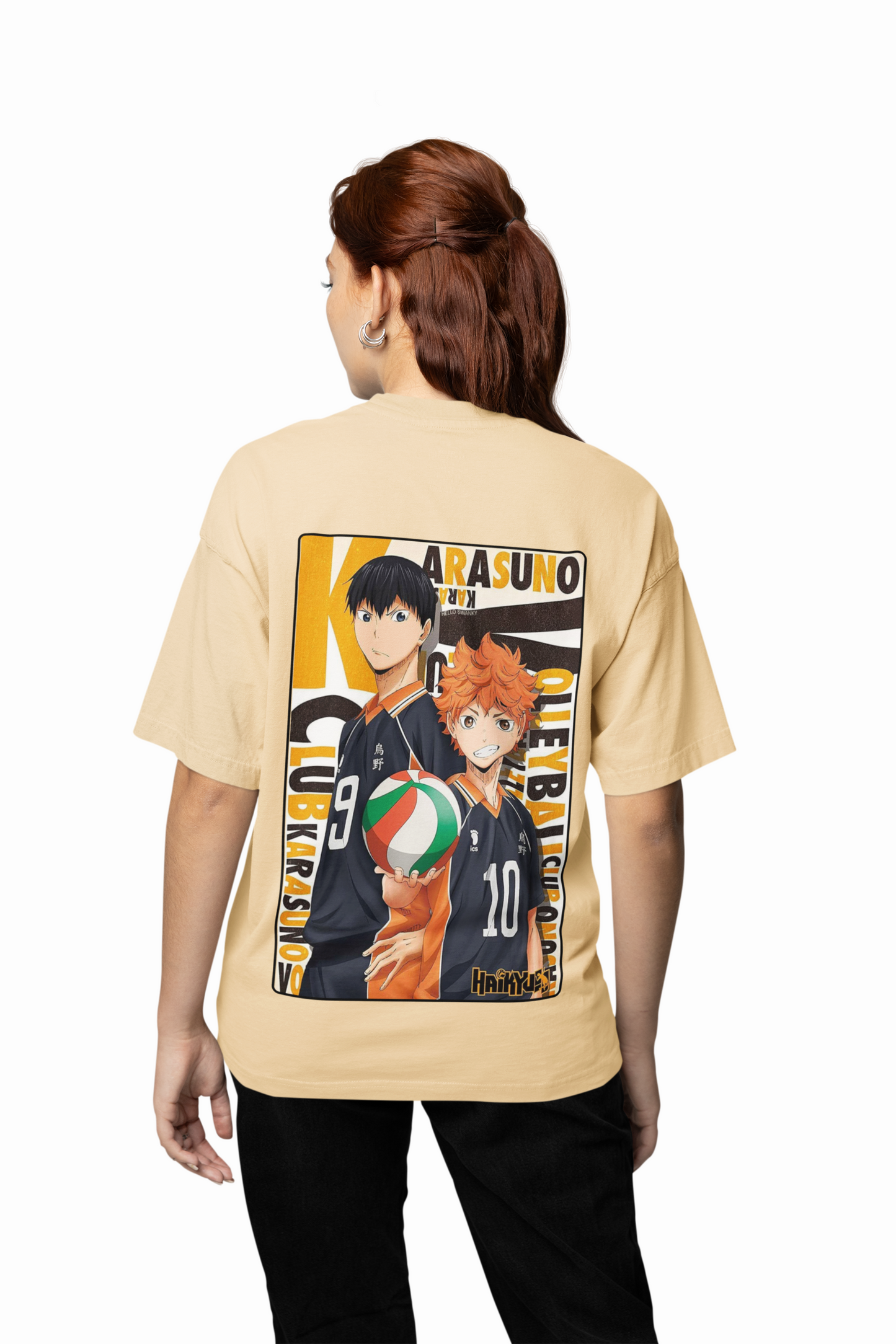 Haikyu Oversized T-Shirt Bold Anime-Inspired Streetwear