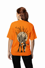 Zebra Tree Oversized T-Shirt