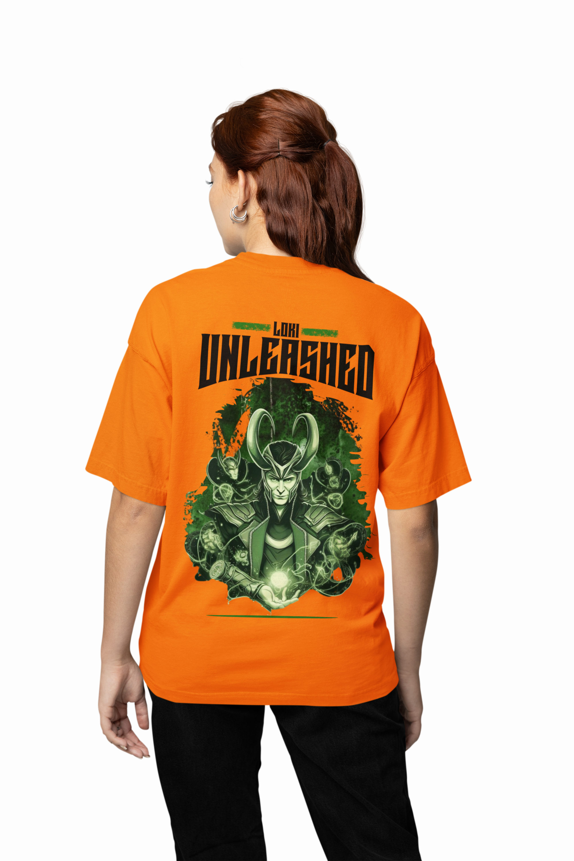 Unleashed Graphic Oversized T-Shirt