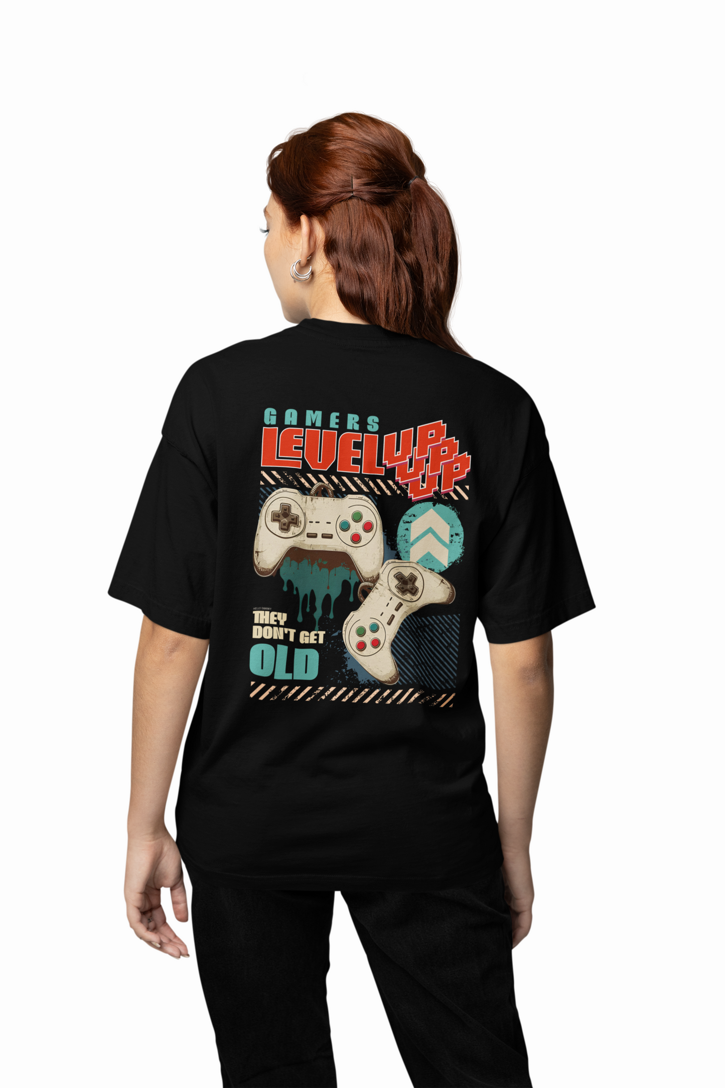 Level Up Oversized T-Shirt for Modern Casual Wear