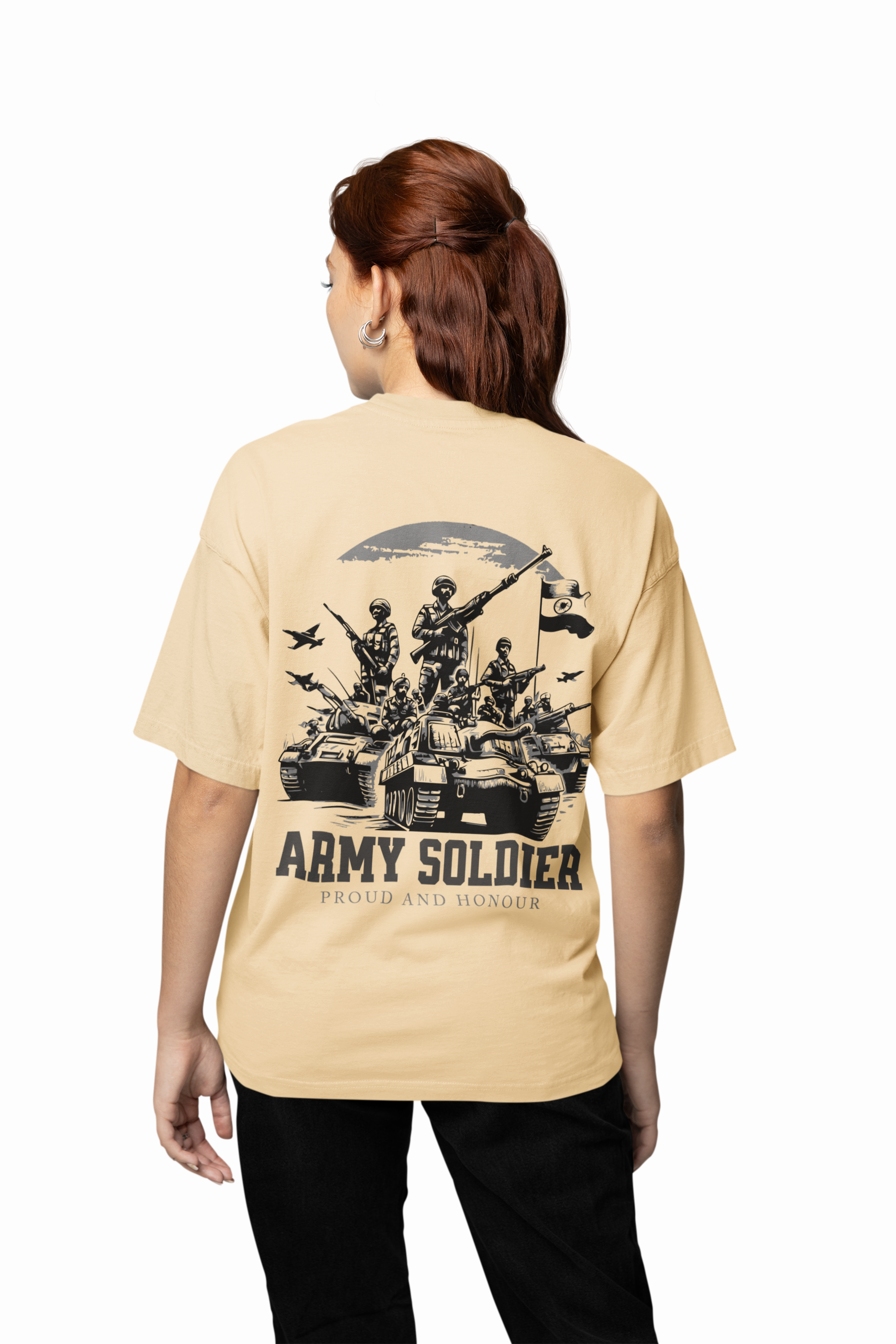 Army Solder Oversized T-Shirt