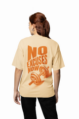 No Excuses Now Oversized T-Shirt