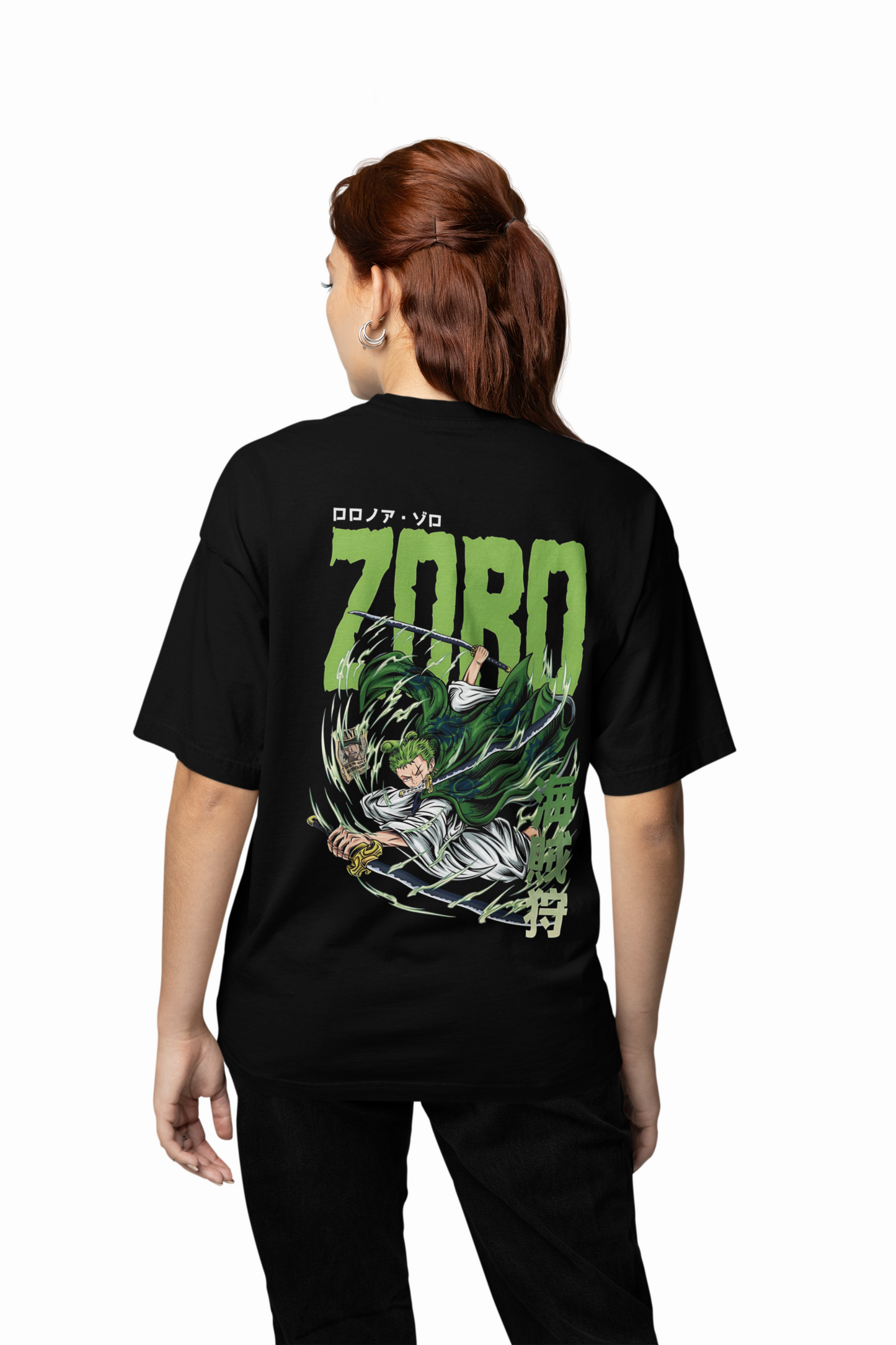 Zoro Anime Oversized T-Shirt