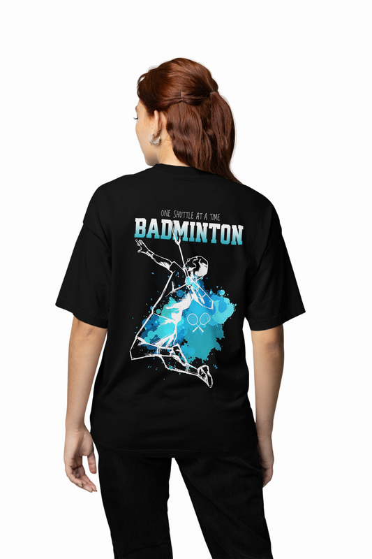 Badminton Shuttle Oversized T-Shirt