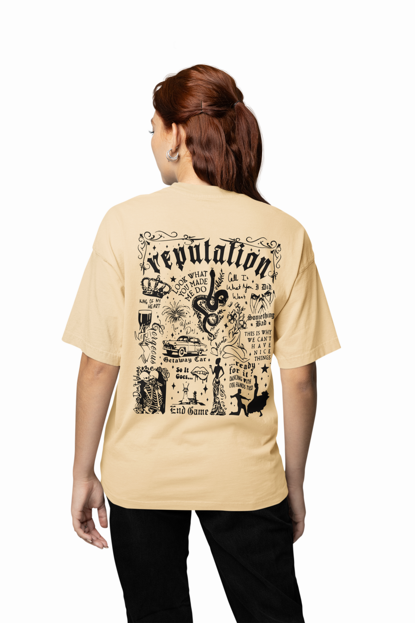 Taylor's Version Oversized T-Shirt for Fans Streetwear Tees
