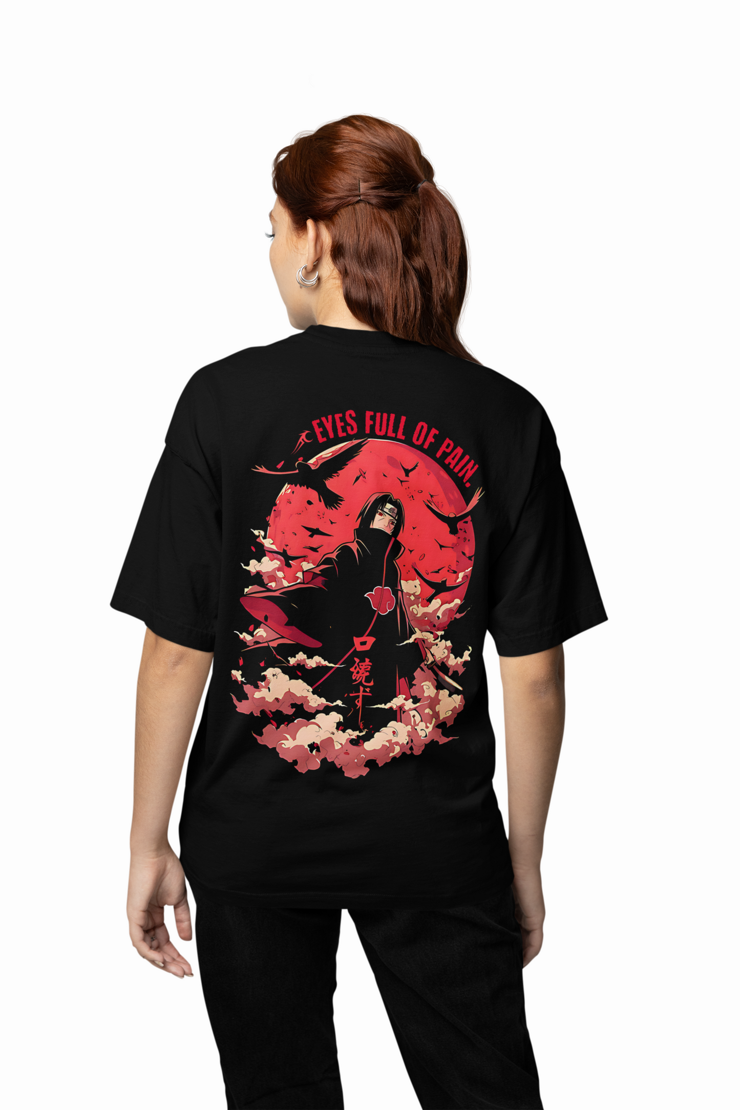 Pain Eyes Oversized T-Shirt Dark and Powerful Streetwear Style