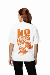 No Excuses Now Oversized T-Shirt