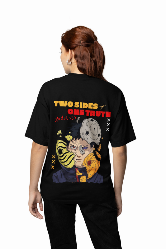 Two Side One Truth Oversized T-Shirt