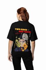 Two Side One Truth Oversized T-Shirt