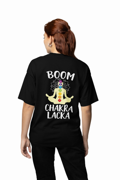 Chakra Lacka Oversized T-Shirt Spiritual Streetwear Tee