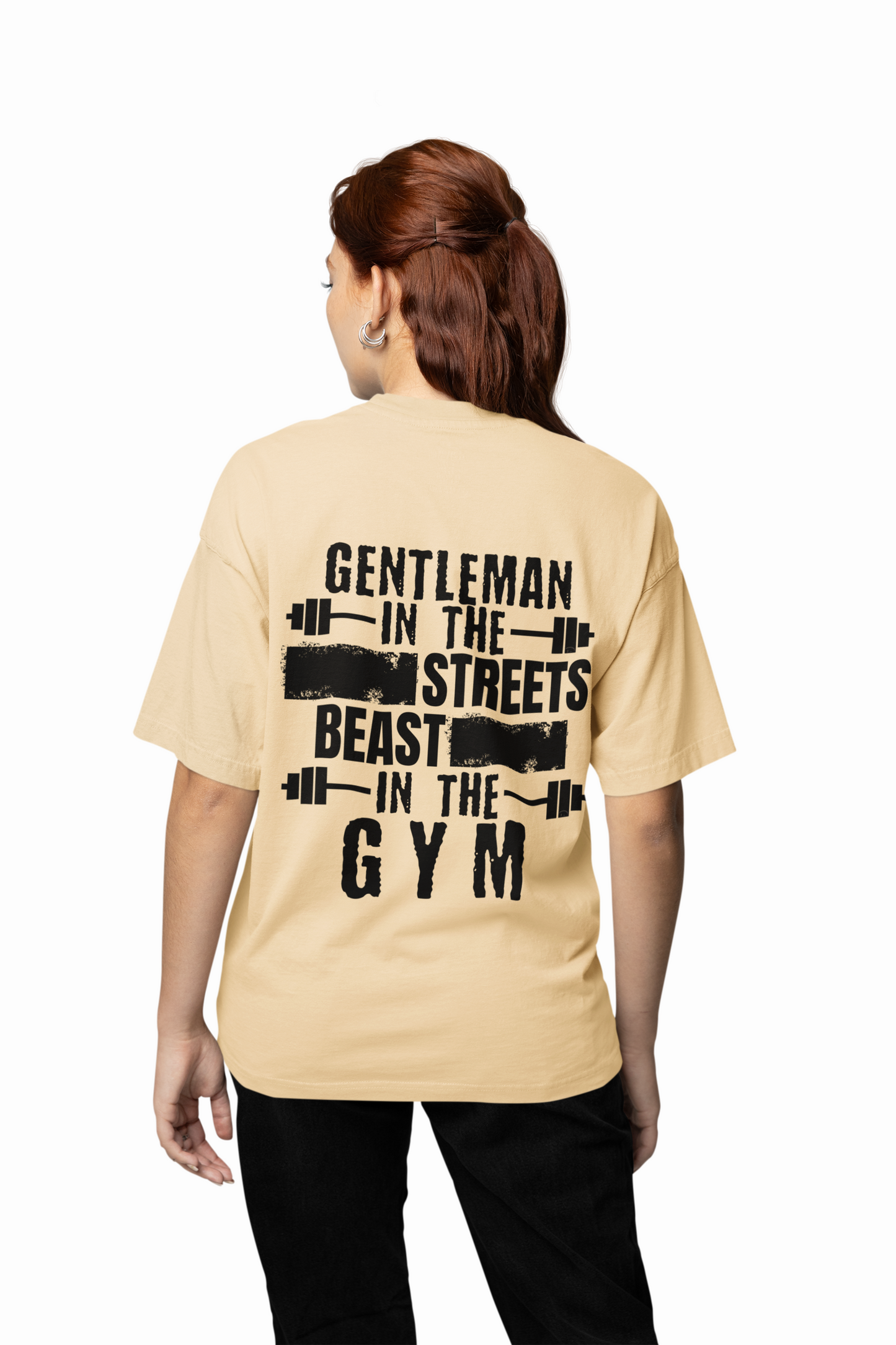 Just Left Gym T-Shirt – Oversized Style with Post-Workout