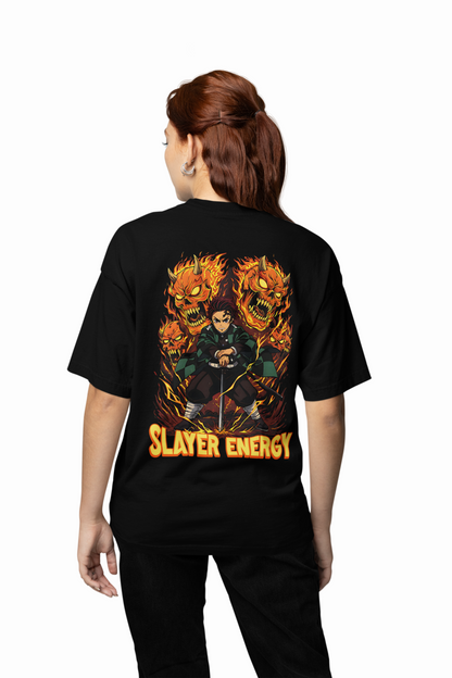 Slayer Energy Oversized T-Shirts – Bold Anime Streetwear