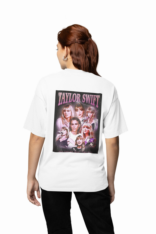 Swift Through Time Oversized T-Shirt Bold Streetwear Design