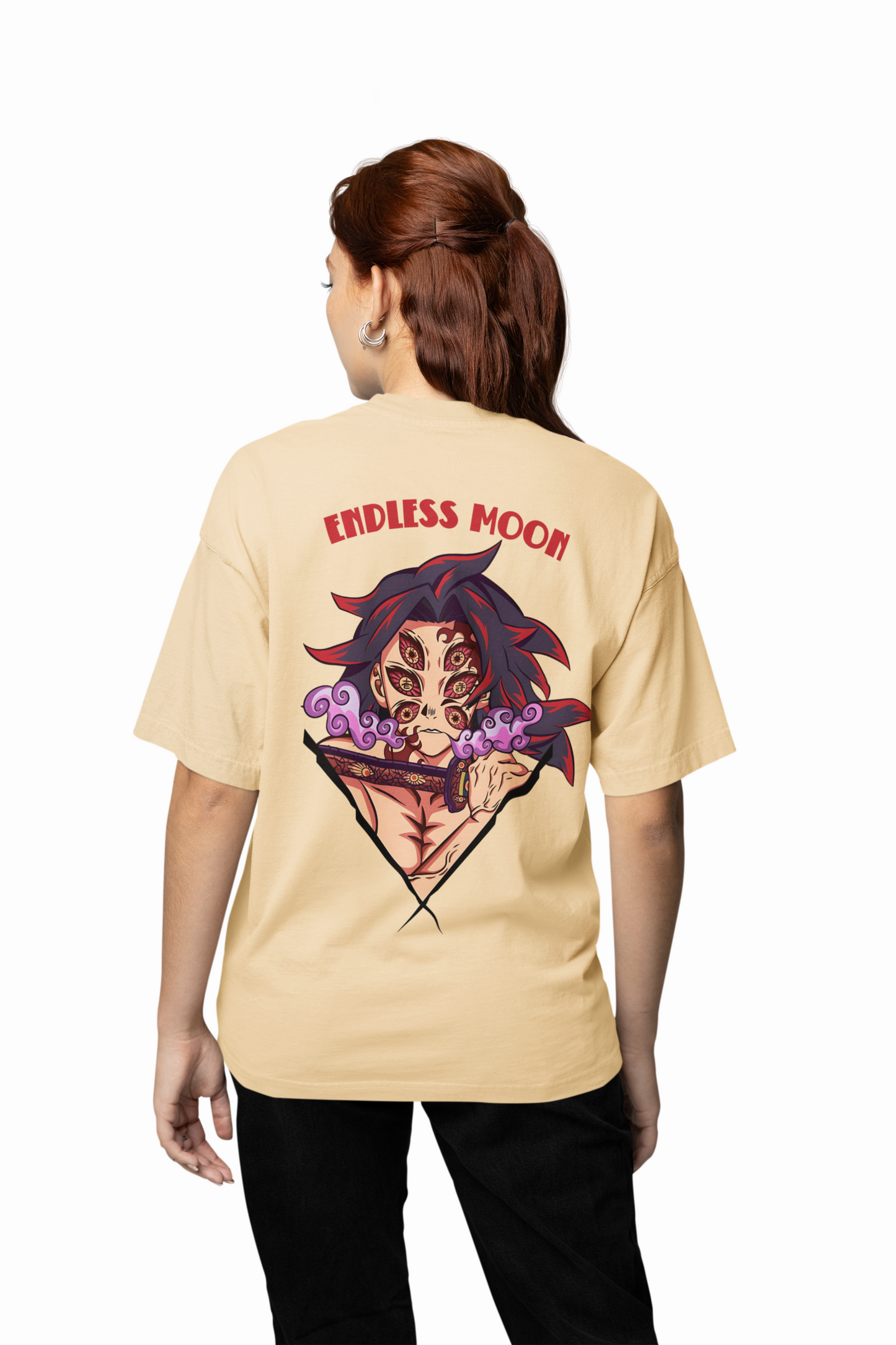 Endless Moon Oversized T Shirts Trendy Streetwear Style