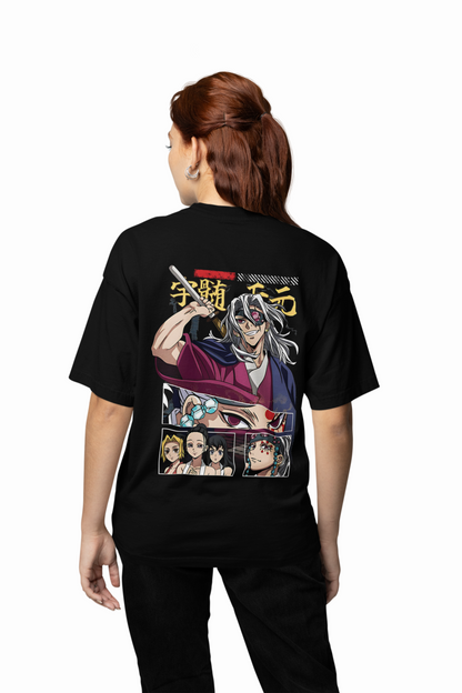 Tengen Uzui Oversized T-Shirts Anime Graphic Streetwear Tee