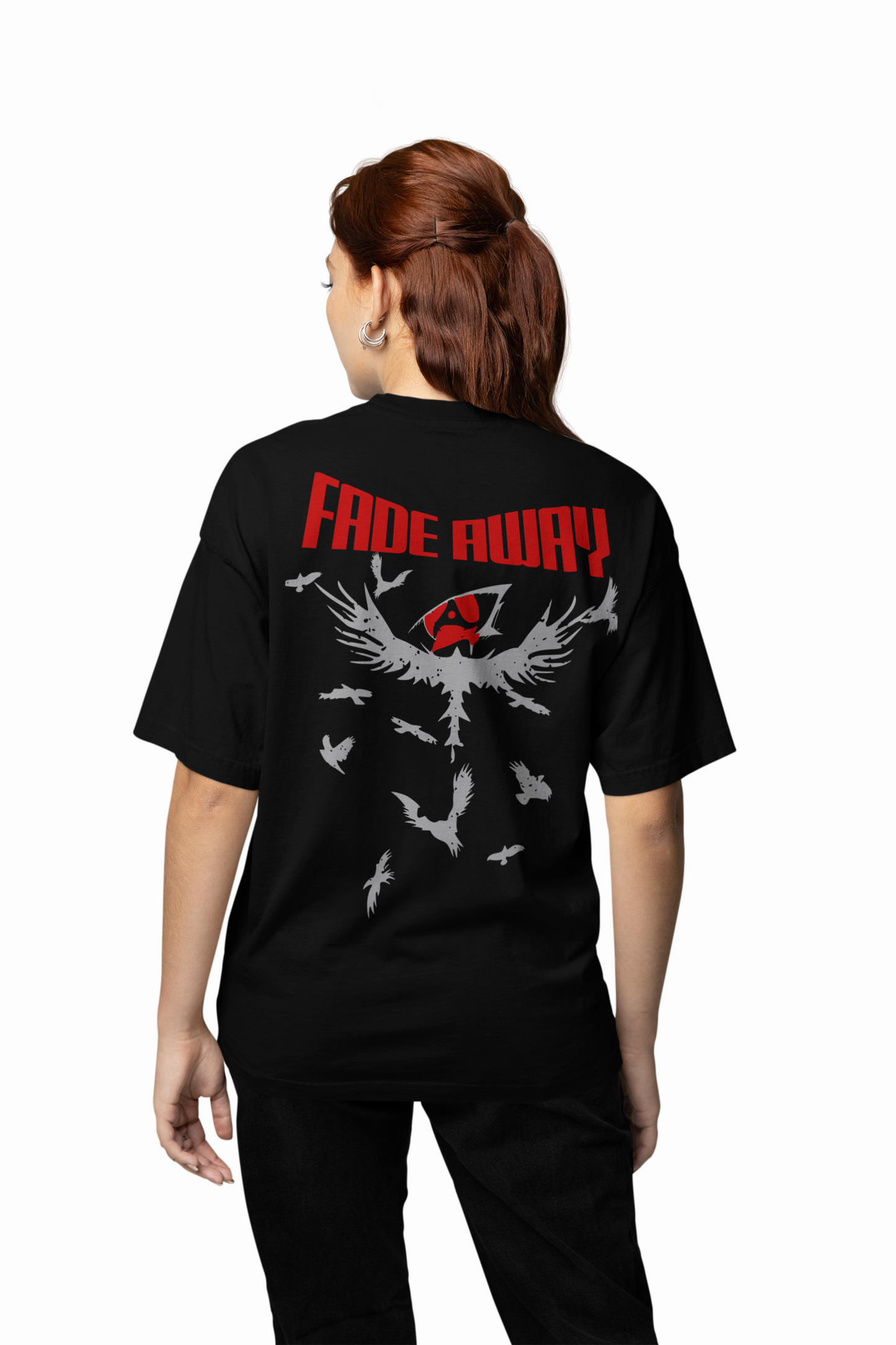 Fade Away Oversized T-Shirt Stylish Streetwear Casual