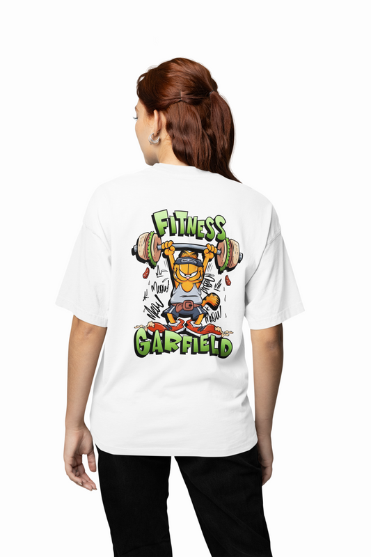 Fitness Garfield Oversized T-Shirts