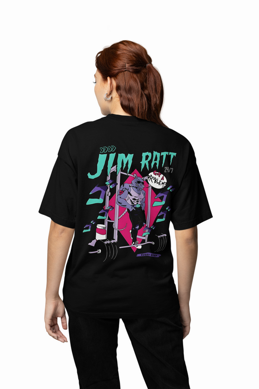 Jim Rat Oversized T-Shirt – Bold Streetwear Graphic Design