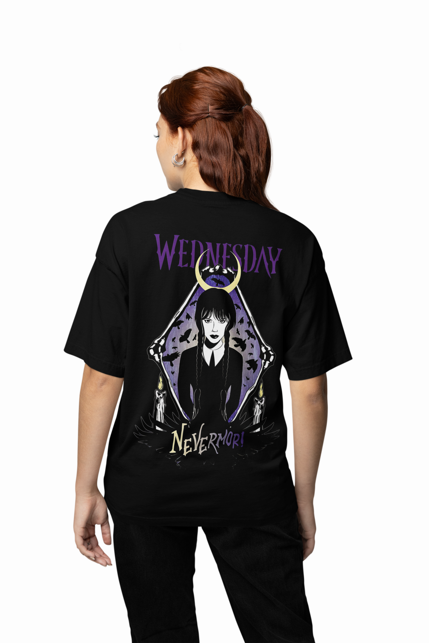 Nevermore Oversized T-Shirt Unisex Streetwear Tee Style
