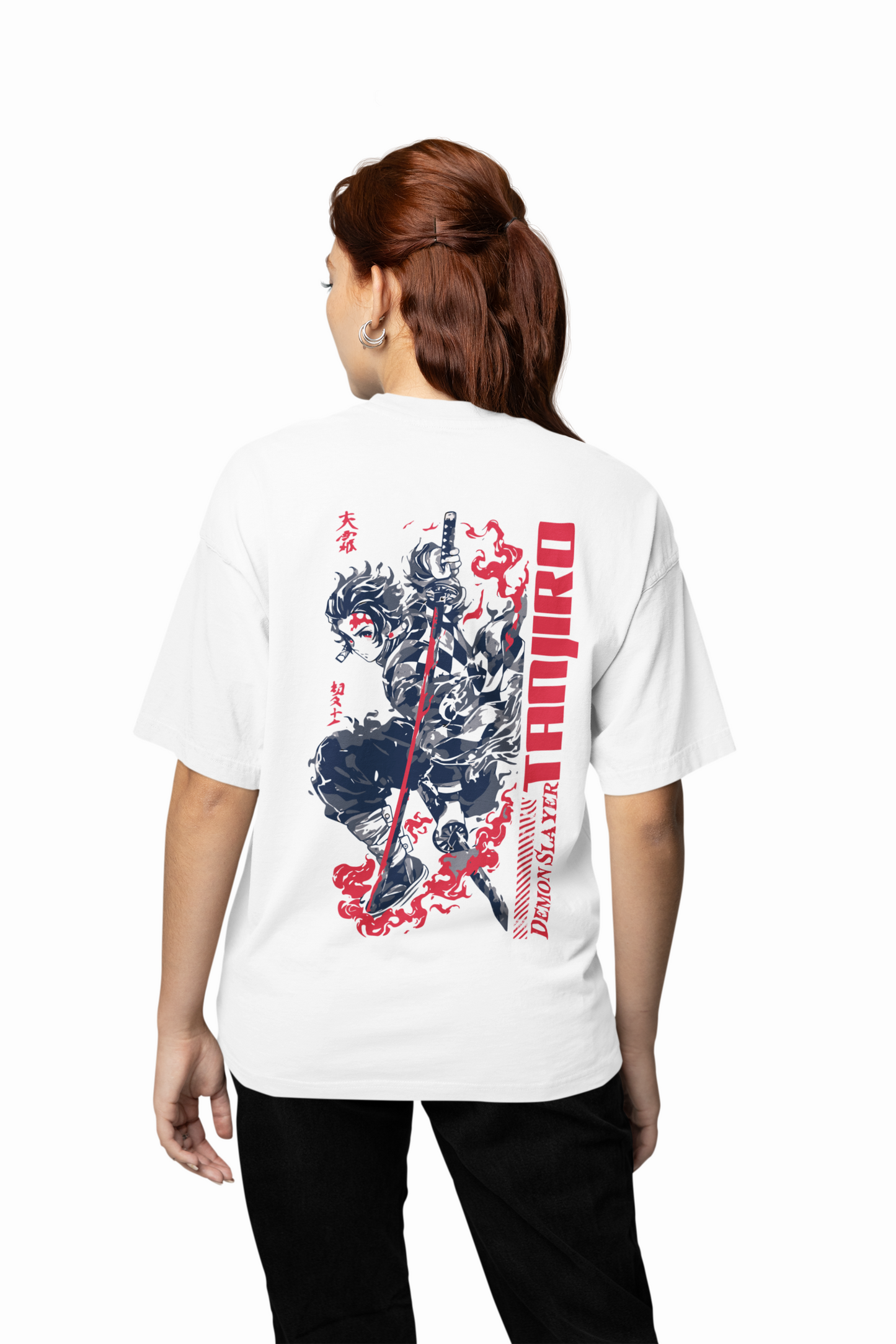 Tanjiro Forever Oversized T-Shirts Anime Streetwear Designs