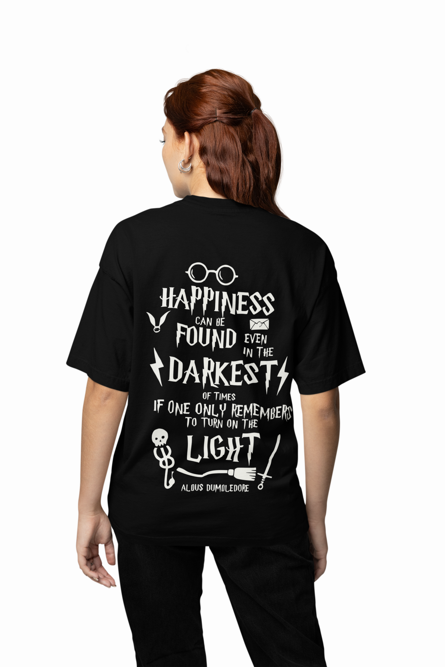 Happiness Always Oversized T-Shirt
