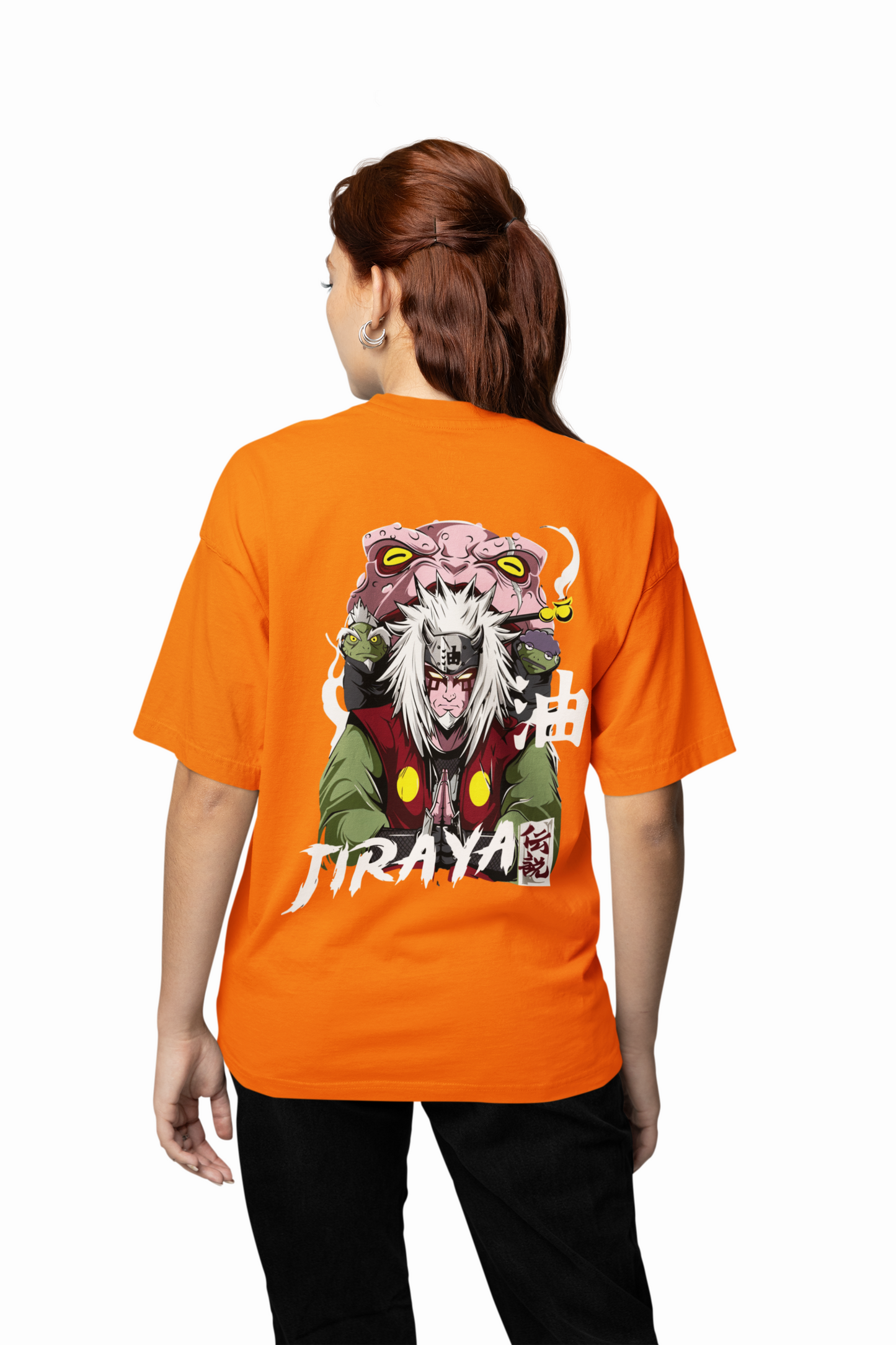Jiraya Oversized T-Shirt Anime Streetwear Style