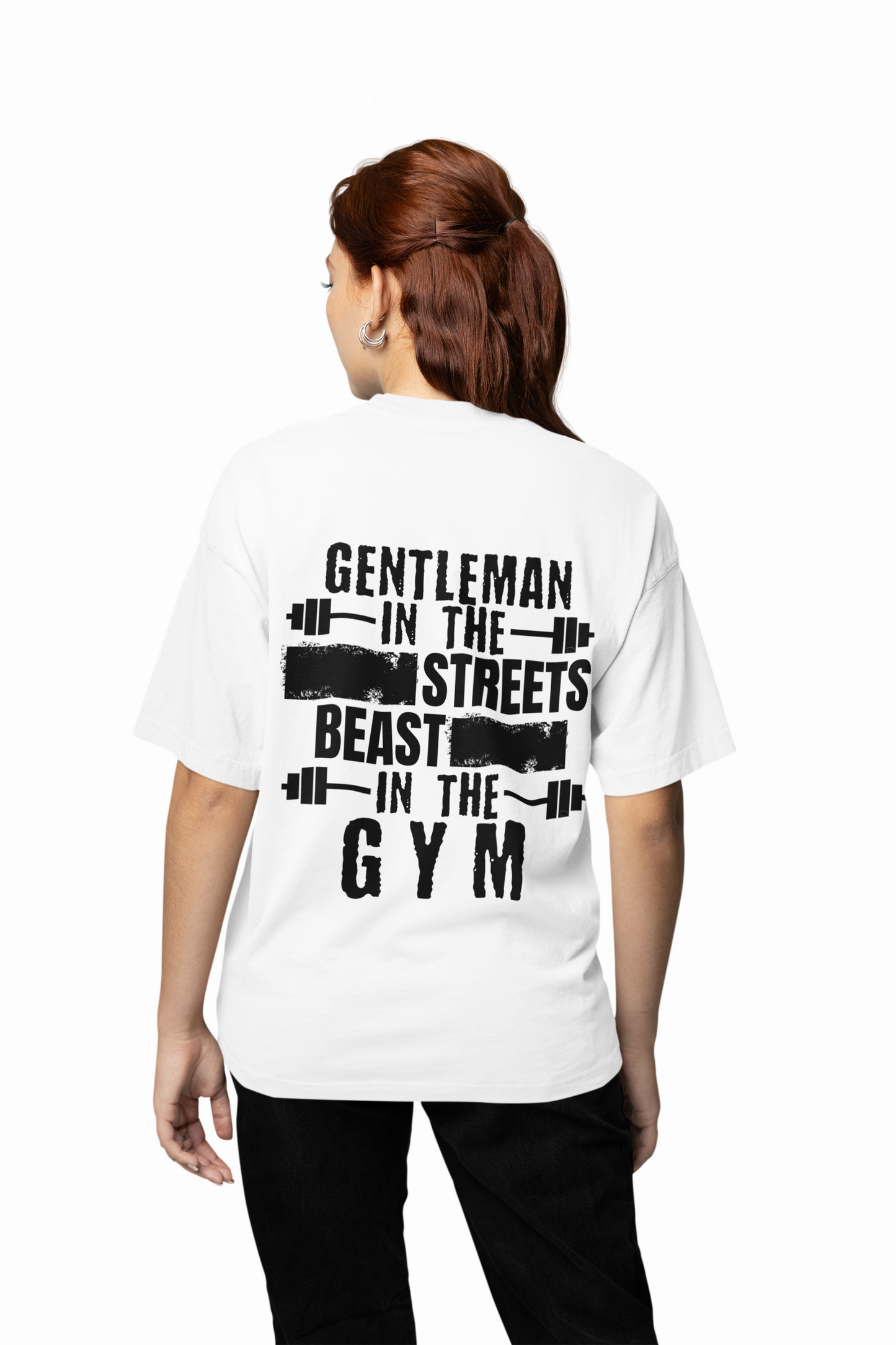 Just Left Gym T-Shirt – Oversized Style with Post-Workout
