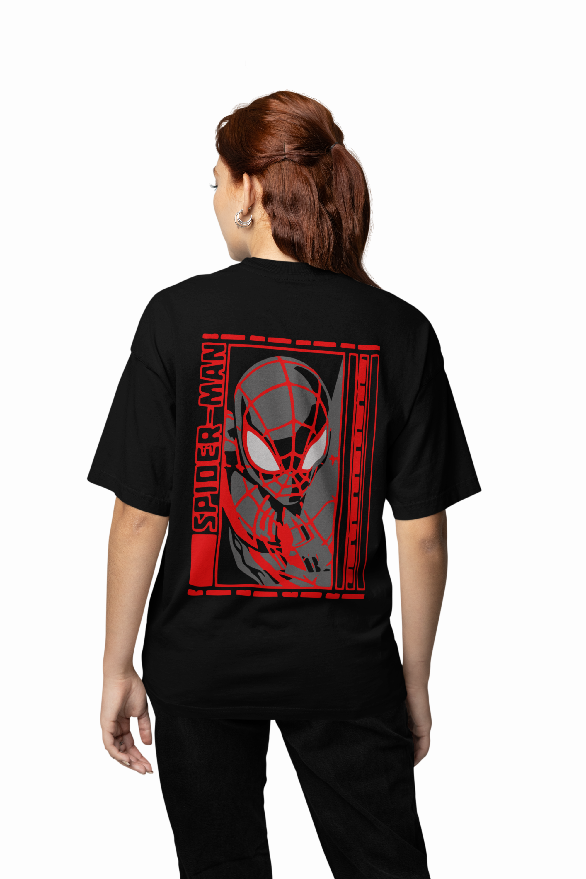 Red Web Reloaded Oversized T-Shirt