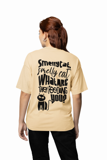 Smelly Cat Oversized T-Shirt for Funny Streetwear Style Now