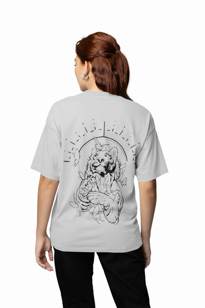 Lion Roaring Oversized T-Shirt – Bold & Fierce Streetwear