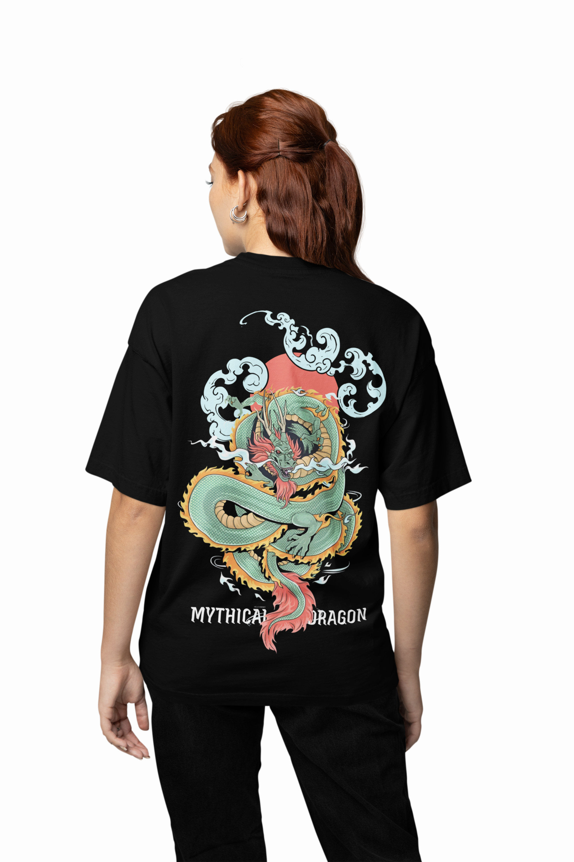 Mythical Dragon Oversized T-Shirt