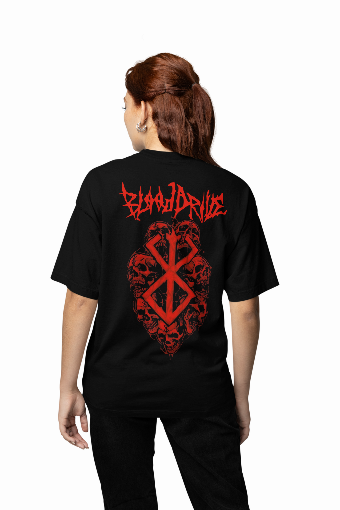 Blood Drive Oversized T Shirt Stylish  Casual Wear