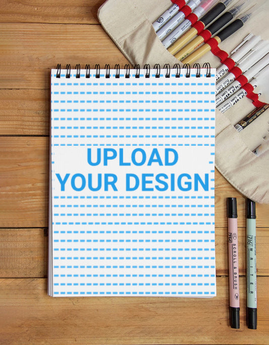 Custom Design Sketchbook – Premium Quality Notebook for Art, Notes