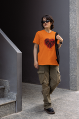 Love in bones orange womenƒ? ?s t-shirt | hello swanky - s