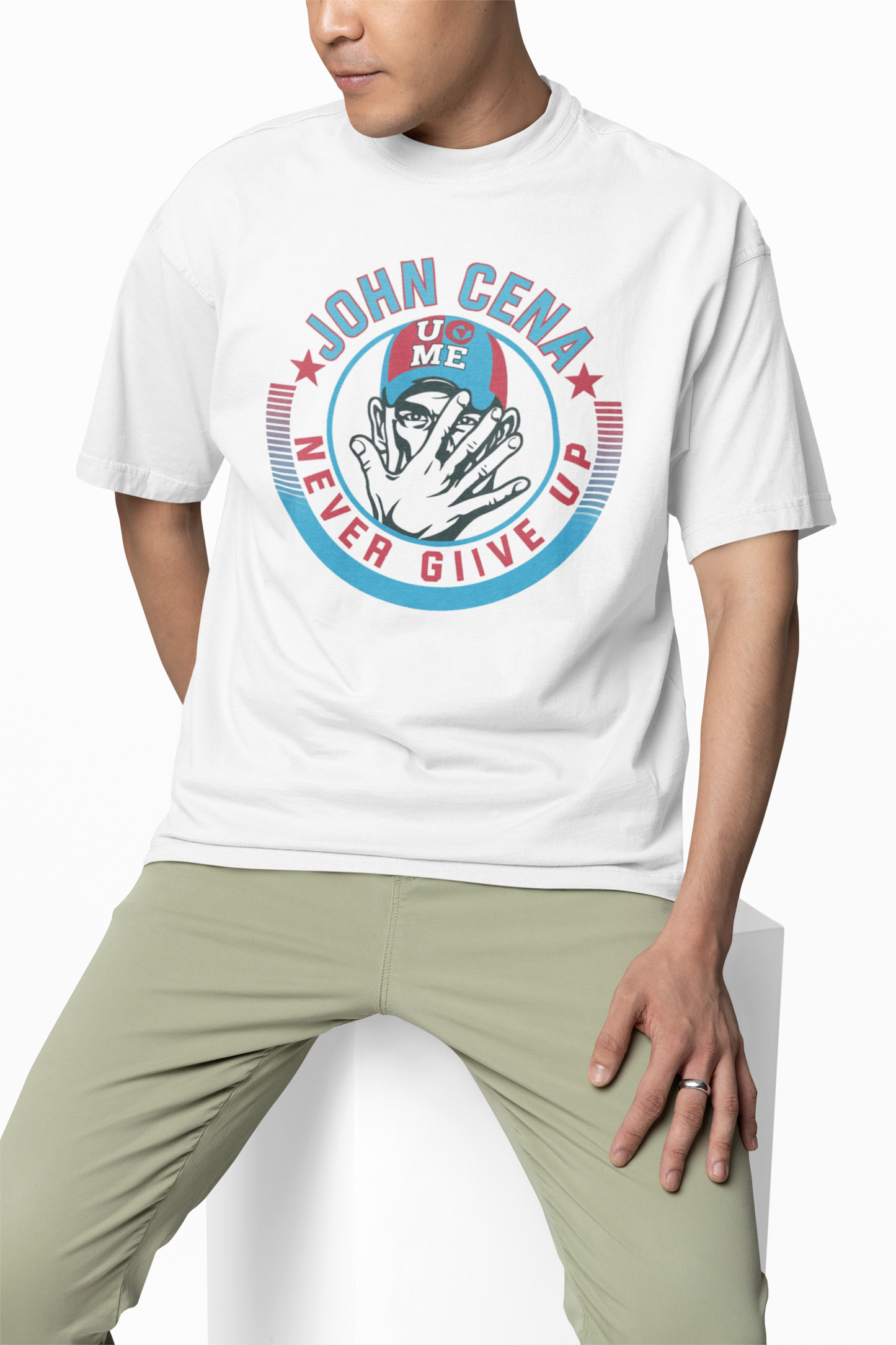 UCME John Oversized T-Shirts for Bold Casual Streetwear