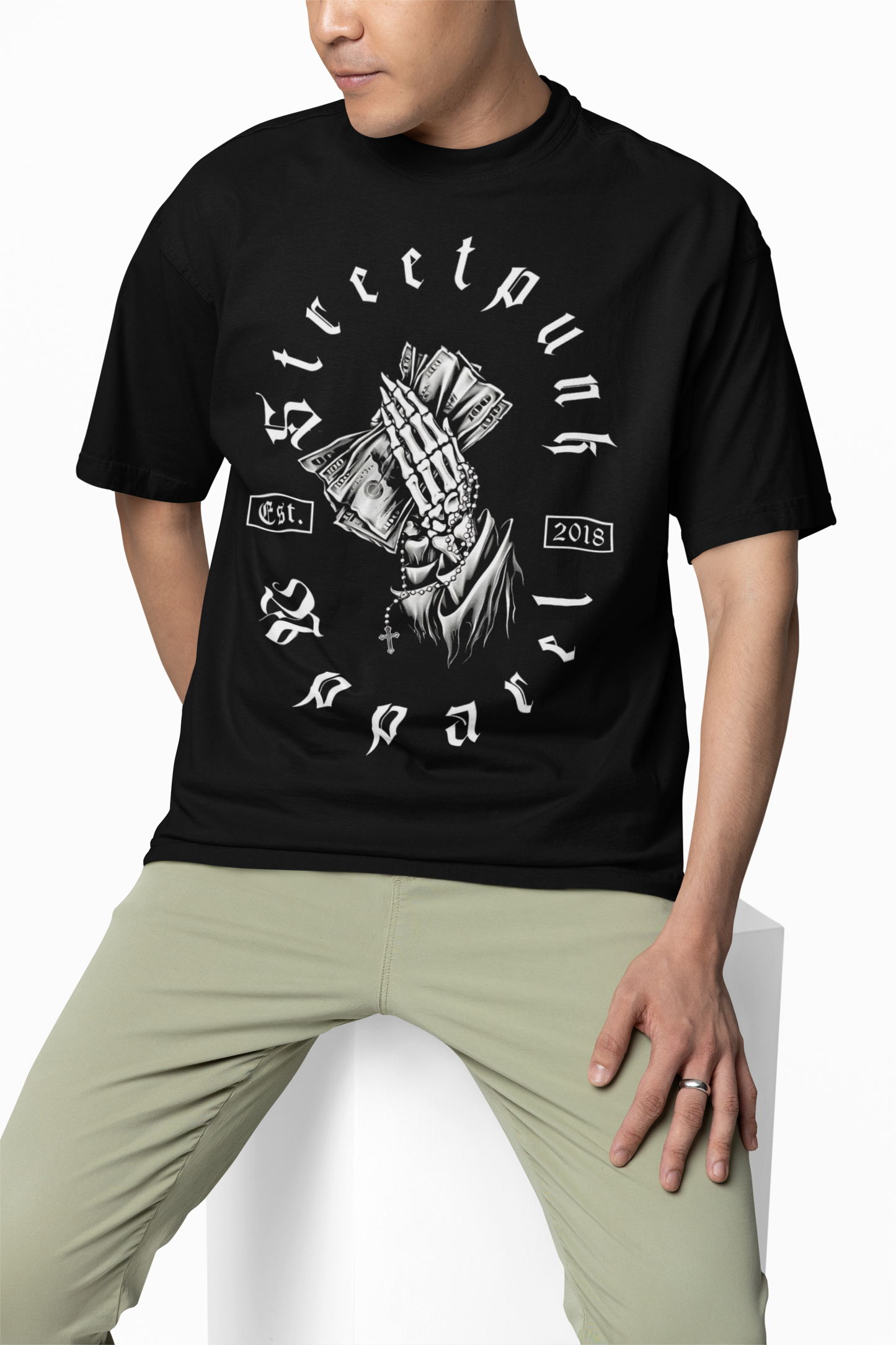 Street Punk Oversized T-Shirt for Bold Urban Streetwear Fit