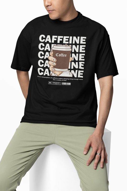 Daily Coffee Oversized T-Shirts
