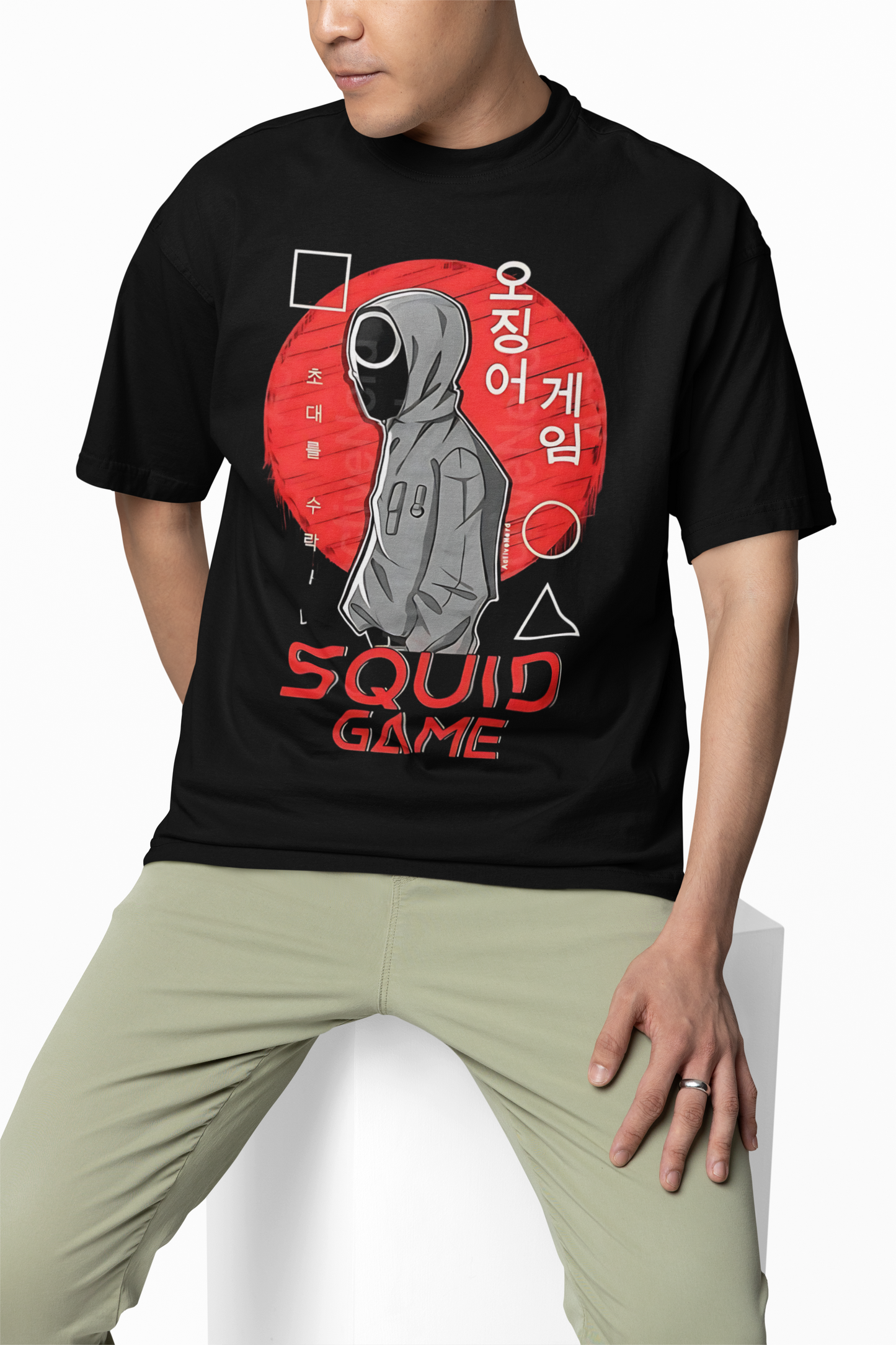 Squid Game Zone Oversized T-Shirt – Fearless Graphic Tees