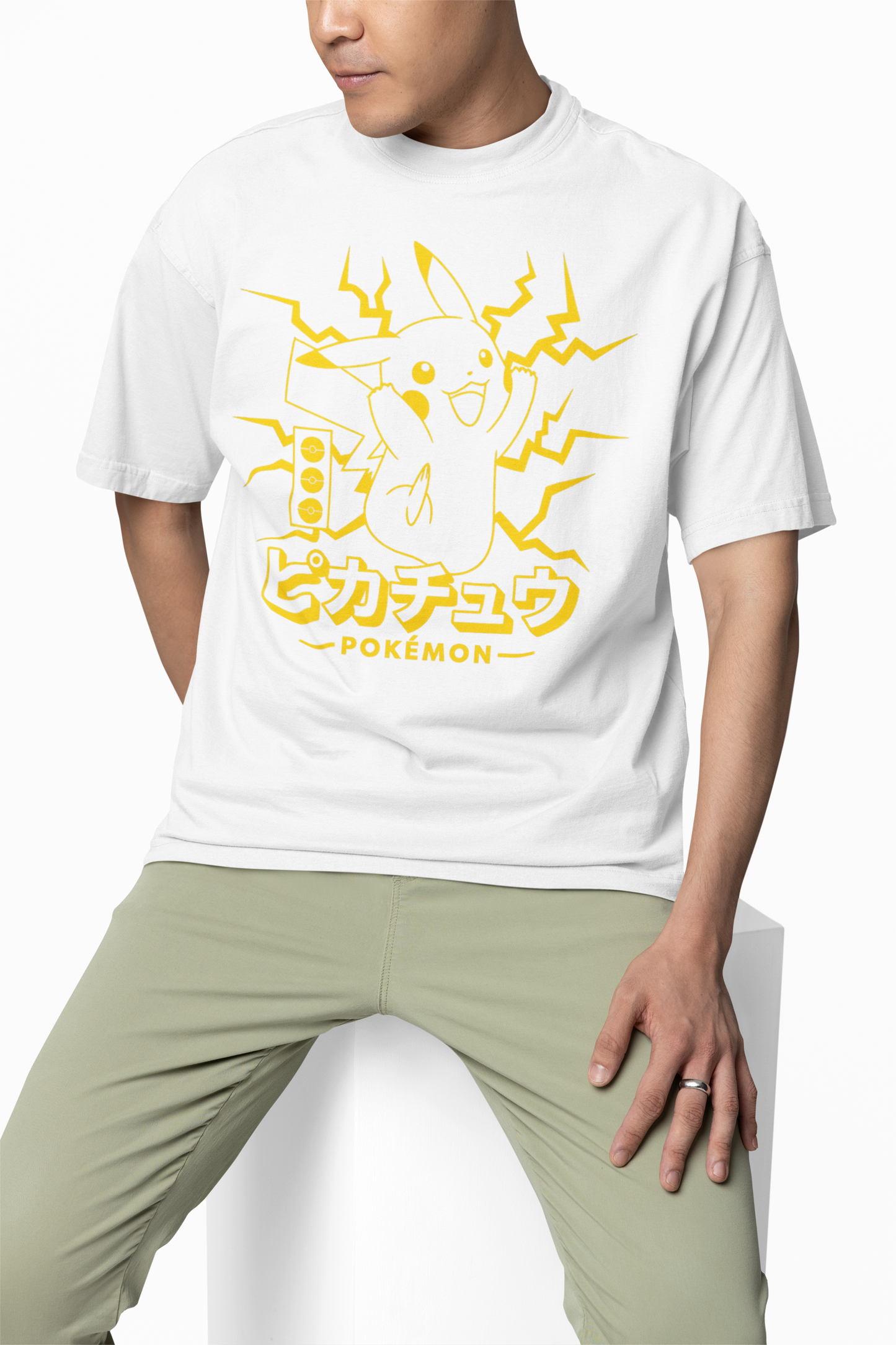 Pikachu Pokémon Oversized T-Shirts – Fun Anime Streetwear
