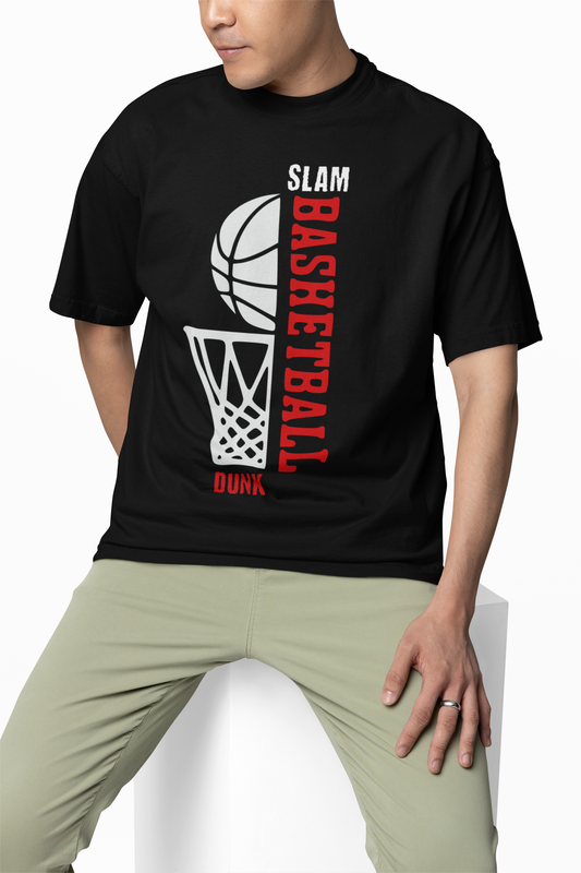 Slam Basketball Oversized T-Shirt True Ballers Streetwear